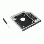 ODD adapteris kietajam diskui HDD SSD SATA 2.5" 9.5mm universalus