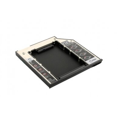 ODD adapteris kietajam diskui HDD SSD SATA 2.5" Dell E6400, E6510 1
