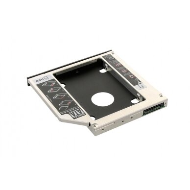ODD adapteris kietajam diskui HDD SSD SATA 2.5" 12.7mm universalus 2