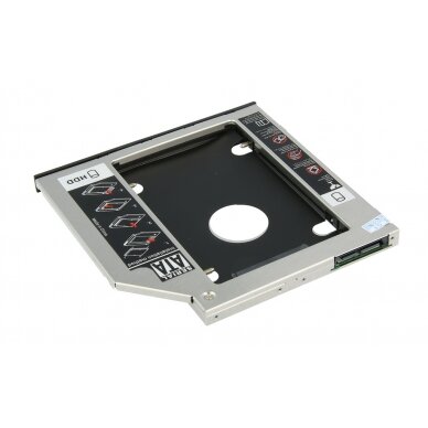 ODD adapteris kietajam diskui HDD SSD SATA 2.5" 9.5mm universalus 5