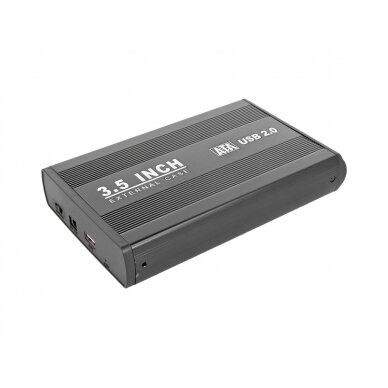 USB adapteris (dėklas) kietajam diskui HDD 3.5" SATA USB 2.0 1