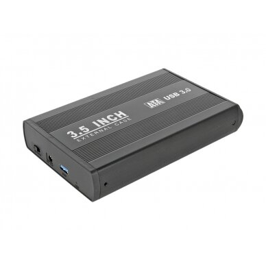 USB adapteris (dėklas) kietajam diskui HDD 3.5" SATA USB 3.0 2